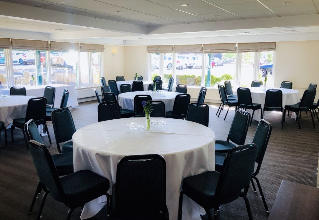 meeting venue near woking with chairs and tables arranged