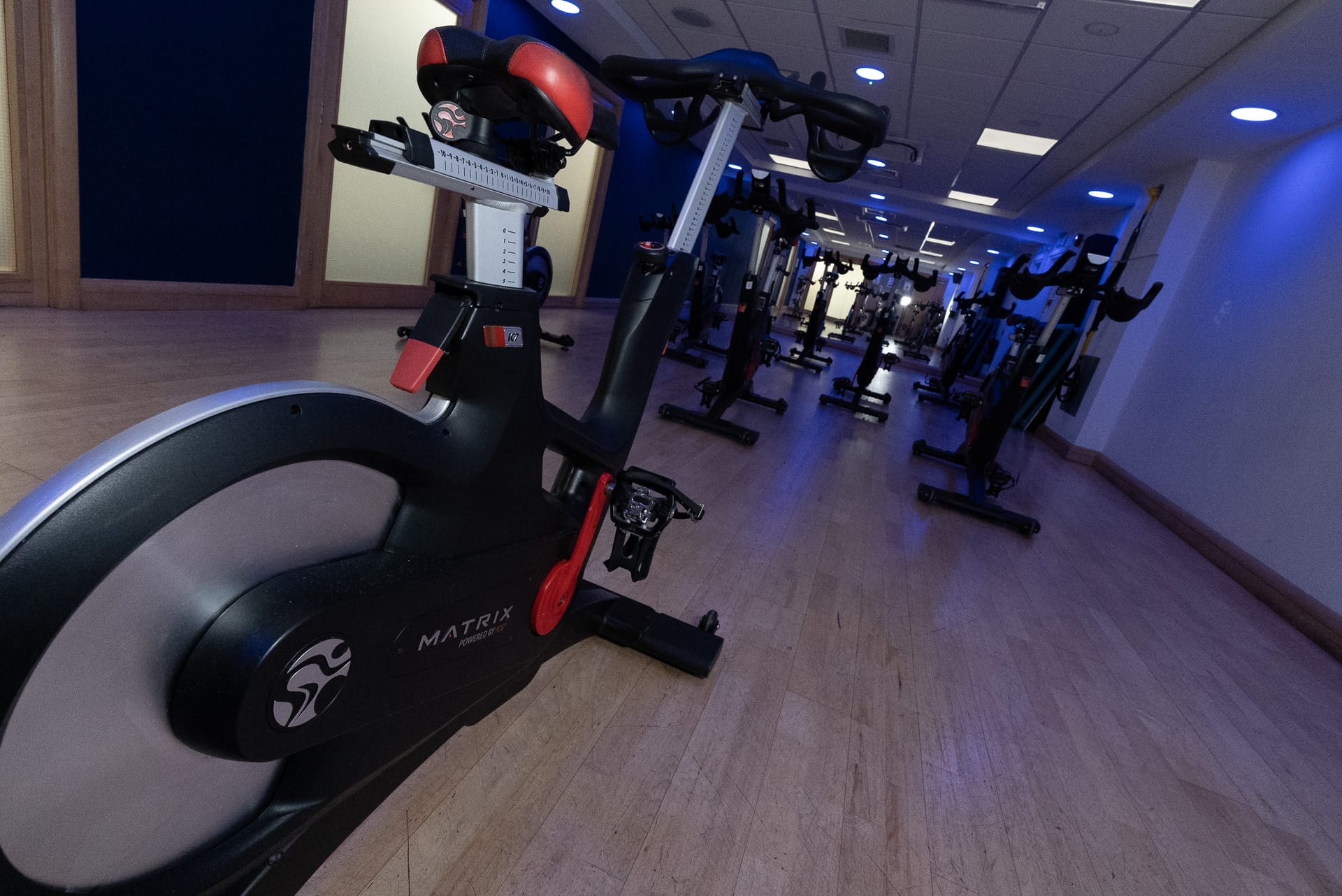 cycling at gym in woking
