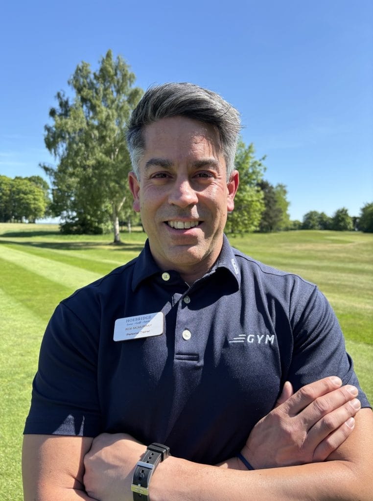 Professional portrait of Rob, offering fitness classes Surrey and personal training at health club Woking