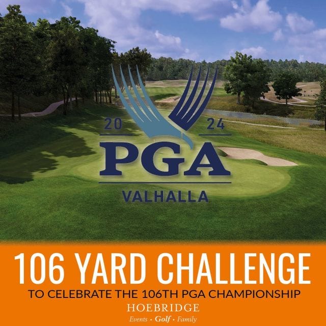 To celebrate the 106th PGA championship, we are hosting the Trackman 106 yard challenge on our driving range this weekend 🏌️
Come down and take advantage of watching a major golf tournament, play PGA Valhalla on our Trackman screens, have some food and drink and be in with a chance to win some prizes!